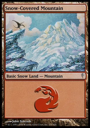 《冠雪の山/Snow-Covered Mountain》 [CSP]