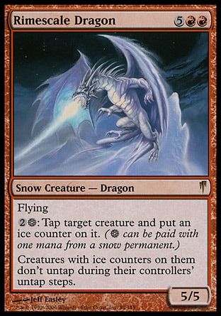 《霧氷鱗のドラゴン/Rimescale Dragon》 [CSP]