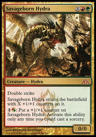 《野蛮生まれのハイドラ/Savageborn Hydra》 [DGM]