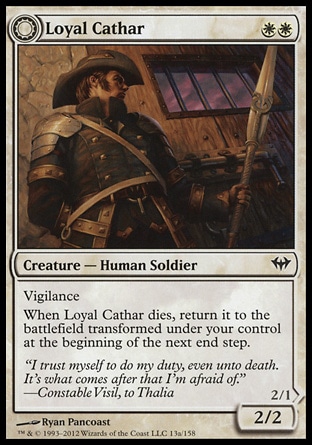 Loyal Cathar // Unhallowed Cathar