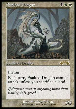 《高みのドラゴン/Exalted Dragon》 [EXO]