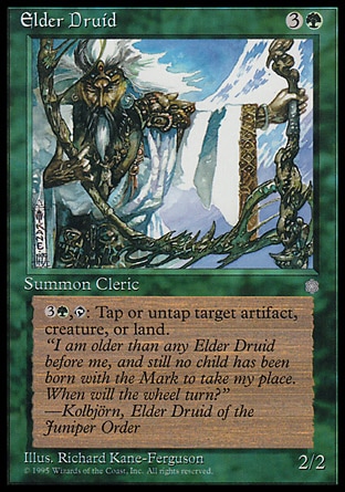 《上座ドルイド/Elder Druid》 [ICE]
