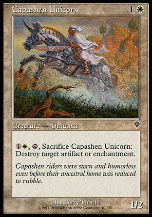 《キャパシェンの一角獣/Capashen Unicorn》 [INV]