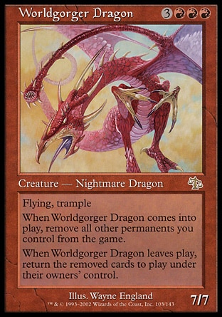《世界喰らいのドラゴン/Worldgorger Dragon》 [JUD]