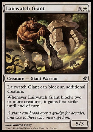 《住処見張りの巨人/Lairwatch Giant》 [LRW]