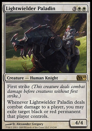 《光帯びの聖騎士/Lightwielder Paladin》 [M10]