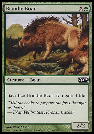 《斑の猪/Brindle Boar》 [M12]