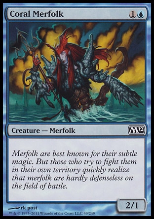 《珊瑚マーフォーク/Coral Merfolk》 [M12]