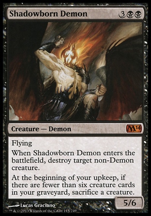 《影生まれの悪魔/Shadowborn Demon》 [M14]