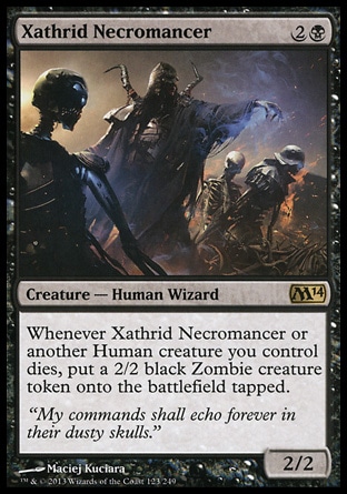 《ザスリッドの屍術師/Xathrid Necromancer》 [M14]