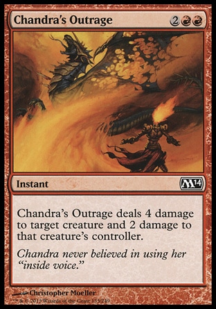 《チャンドラの憤慨/Chandra's Outrage》 [M14]