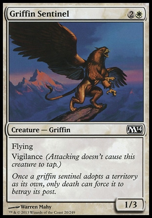 《グリフィンの歩哨/Griffin Sentinel》 [M14]