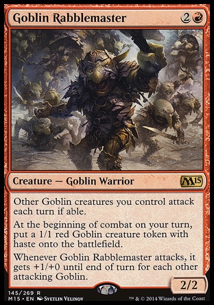 Goblin Rabblemaster - Magic: the Gathering