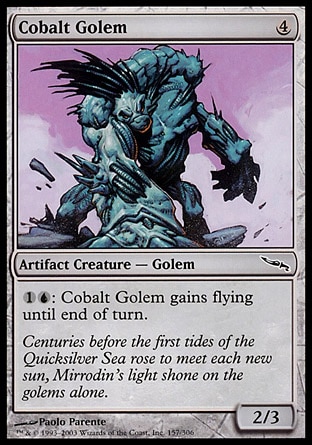 《コバルトのゴーレム/Cobalt Golem》 [MRD]