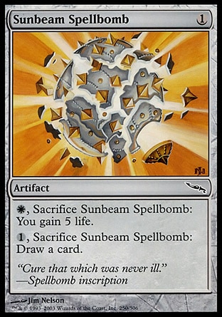 《陽光の呪文爆弾/Sunbeam Spellbomb》 [MRD]