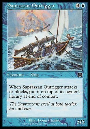 《サプラーツォのアウトリガー艇/Saprazzan Outrigger》 [MMQ]