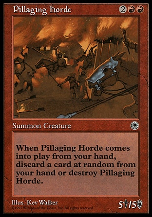 《略奪の大軍/Pillaging Horde》 [POR]