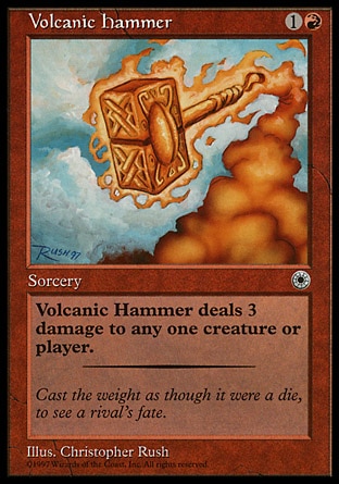 《火山の鎚/Volcanic Hammer》 [POR]