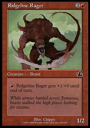 《尾根の憤怒獣/Ridgeline Rager》 [PCY]