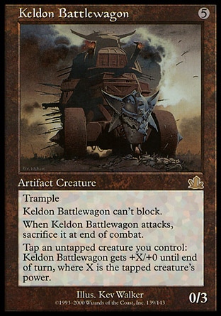 《ケルドの闘車/Keldon Battlewagon》 [PCY]