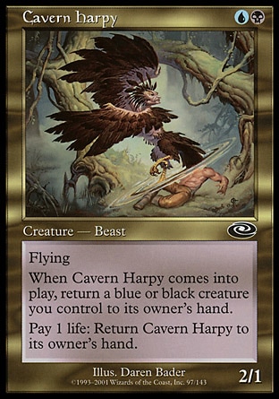 《洞窟のハーピー/Cavern Harpy》 [PLS]
