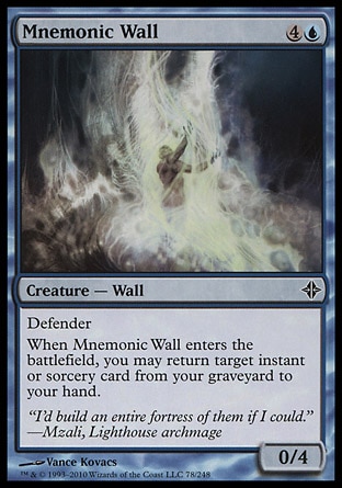Mnemonic Wall - Magic: the Gathering