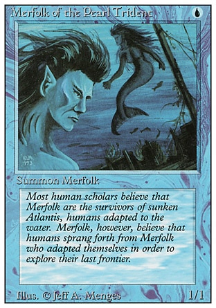 《真珠三叉矛の人魚/Merfolk of the Pearl Trident》 [3ED]