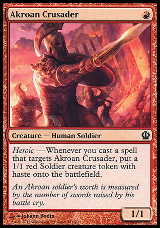 《アクロスの十字軍/Akroan Crusader》 [THS]