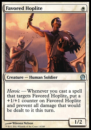 《恩寵の重装歩兵/Favored Hoplite》 [THS]