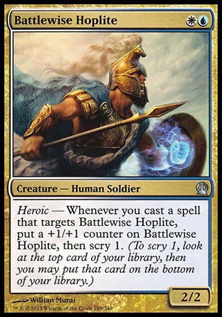 《戦識の重装歩兵/Battlewise Hoplite》 [THS]