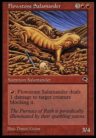 《流動石のサラマンダー/Flowstone Salamander》 [TMP]