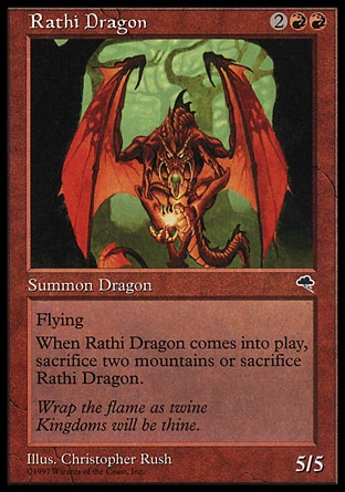 《ラースのドラゴン/Rathi Dragon》 [TMP]