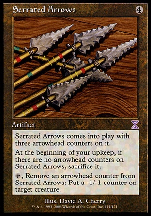 Serrated Arrows - Magic: the Gathering