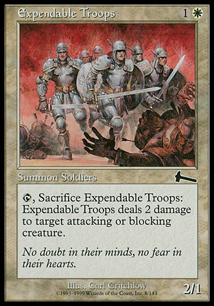 《捨て石の兵員/Expendable Troops》 [ULG]