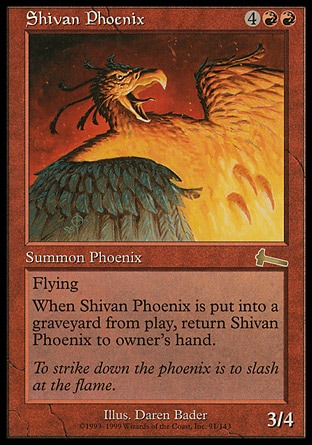 《シヴのフェニックス/Shivan Phoenix》 [ULG]