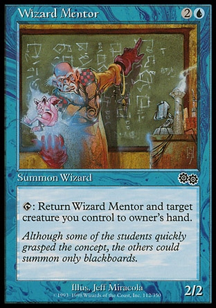 《魔術師の導師/Wizard Mentor》 [USG]