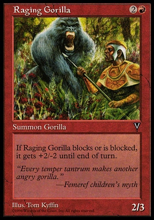 《怒り狂うゴリラ/Raging Gorilla》 [VIS]